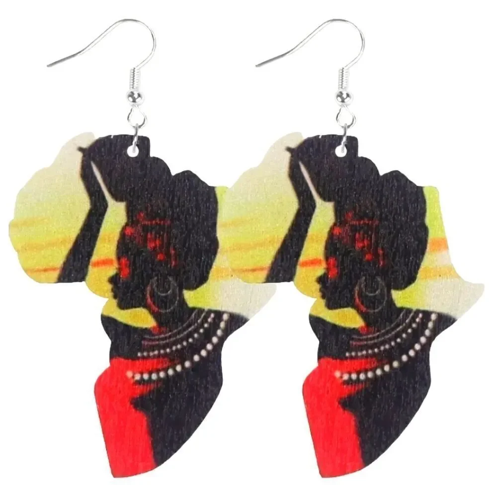 Fun bohemian African dangle earrings